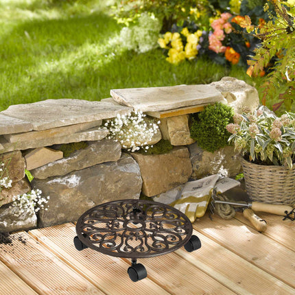 Plant roller made of cast iron