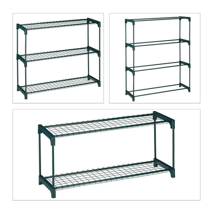 Plant shelf with 4 shelves