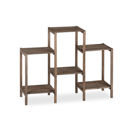Plant shelf with 6-7 shelves