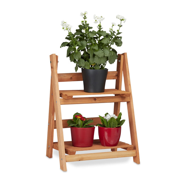 Plant shelf wood