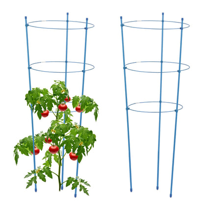 Plant support 76 cm blue, set of 2