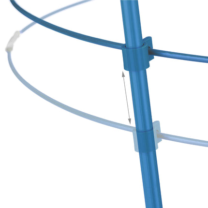 Plant support 76 cm blue, set of 6