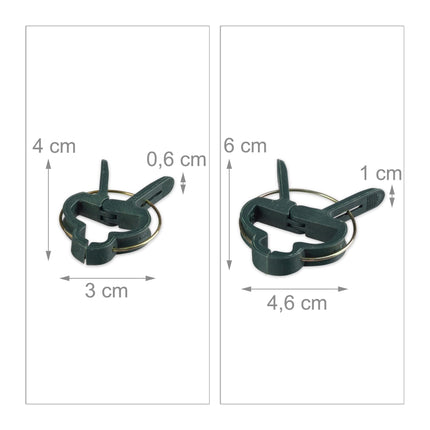 Plant support set with 110 parts