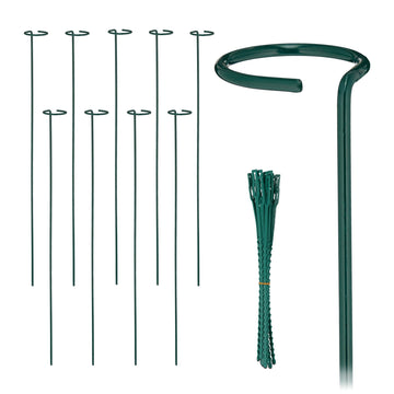 Plant supports in metal 10-pack