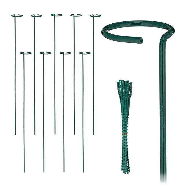Plant supports in metal 10-pack