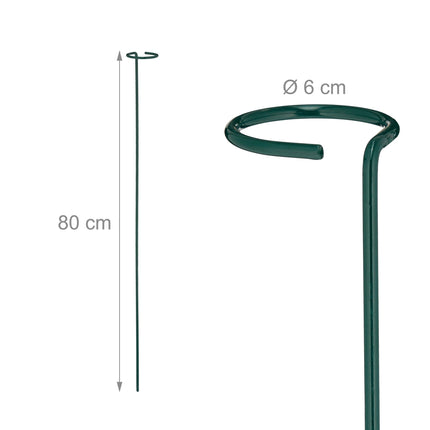Plant supports in metal, 8-pack
