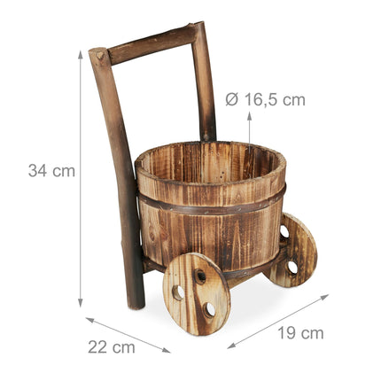 Plant wheelbarrow set of 2
