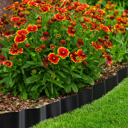 Plastic Lawn Edging 9m – Flexible Garden Border