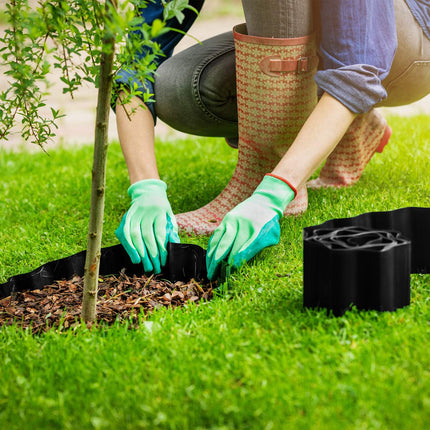 Plastic Lawn Edging 9m – Flexible Garden Border