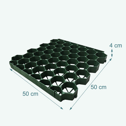 Plastic Lawn Grid for Driveways and Paths, 50x50 cm
