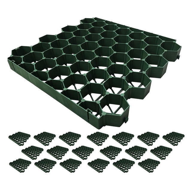 Plastic Lawn Grid for Driveways and Paths, Easy Install