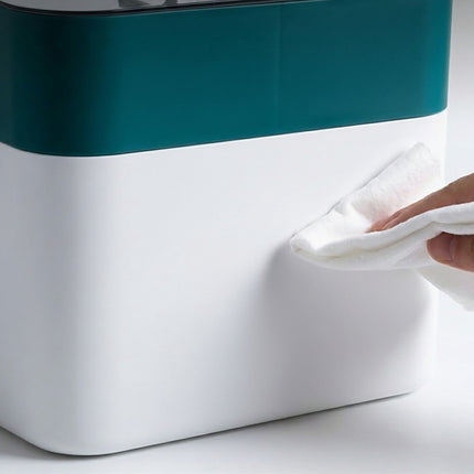 Plastic Medicine Storage Box, 4 Compartments, White