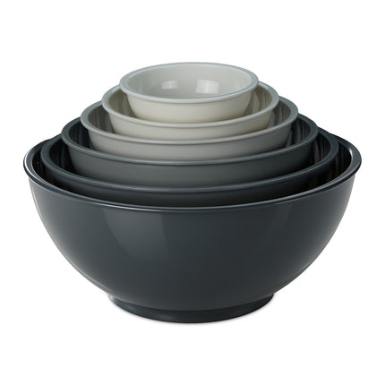 Plastic Mixing Bowl Set, 6-Piece, Nesting Design