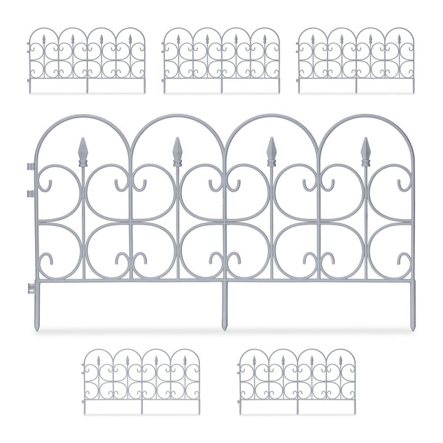 Plastic bed canopy - set of 6
