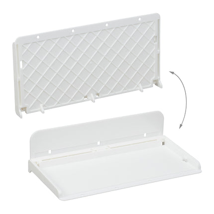 Plastic bed shelf