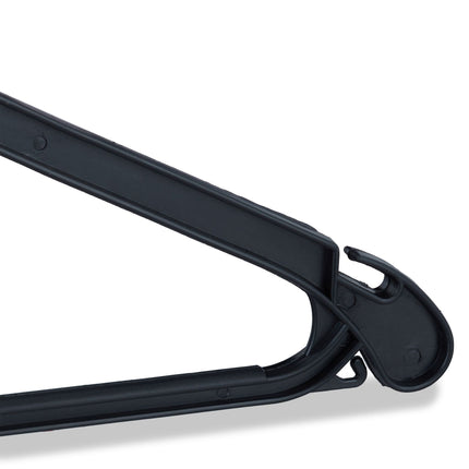 Plastic coat hangers in a set