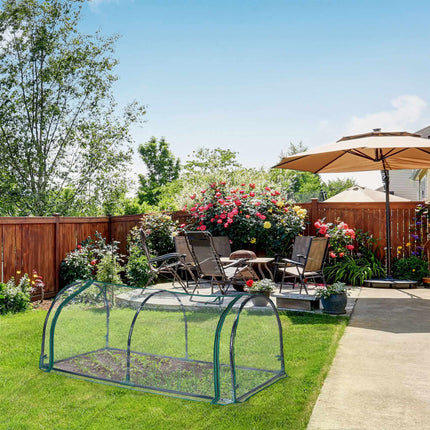 Plastic garden greenhouse tent