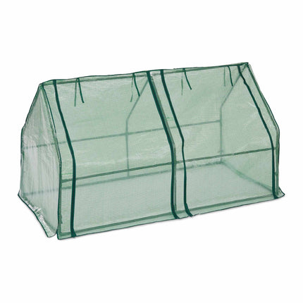Plastic greenhouse with 2 doors