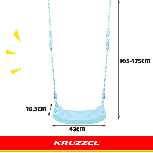 Plastic swing - blue 25446
