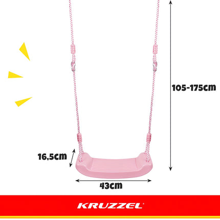 Plastic swing - pink 25445