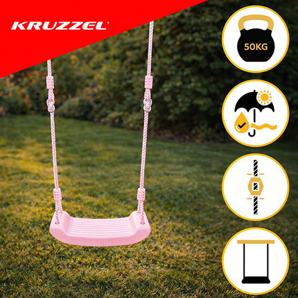 Plastic swing - pink 25445