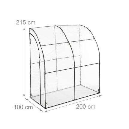 Plastic tomato greenhouse