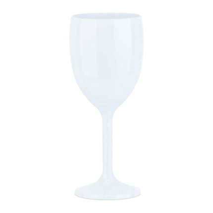 Plastic wine glasses - set of 12