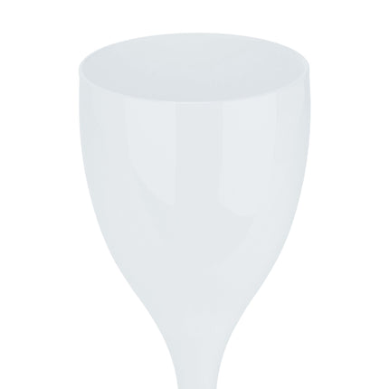 Plastic wine glasses, set of 6