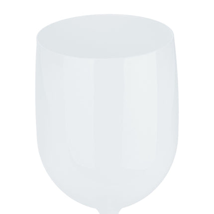 Plastic wine glasses, set of 6