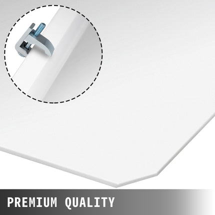 Plate Compactor Pad 19 x 19.2 In, Plastic, Clamps