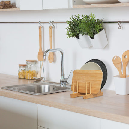 Plate rack for 4 plates Set of 2