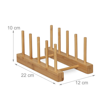 Plate rack for 4 plates Set of 2
