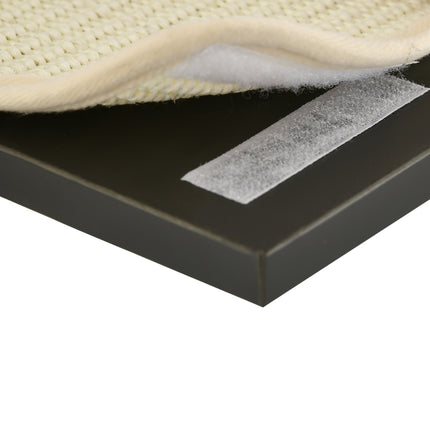 Wall-mounted black hammock platform for cats and pets
