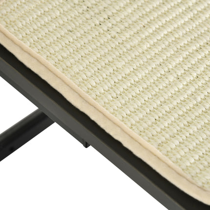 Wall-mounted black hammock platform for cats and pets