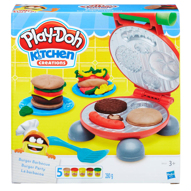 Play-Doh Playset Kitchen Burger Barbecue