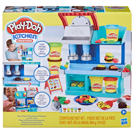 Play-Doh Playset with Chef Tools and Restaurant Accessories