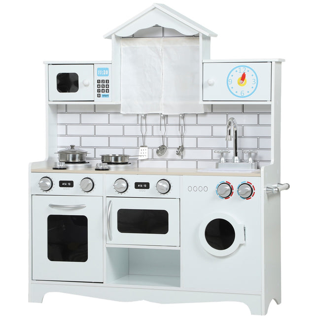 Play Kitchen with Oven, Sink, Sound, Accessories, Ages 3-6