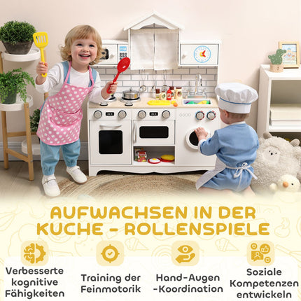 Play Kitchen with Oven, Sink, Sound, Accessories, Ages 3-6