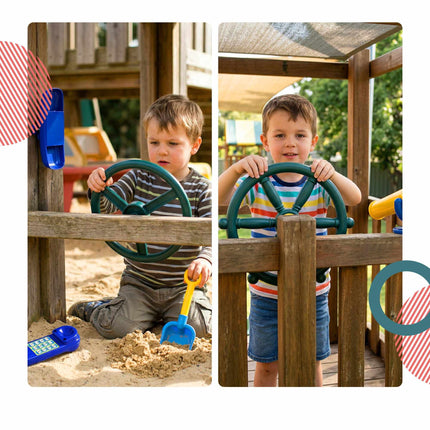 Play Tower Accessories Set, 8-Piece Weatherproof Kit