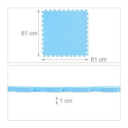 Play mat with border
