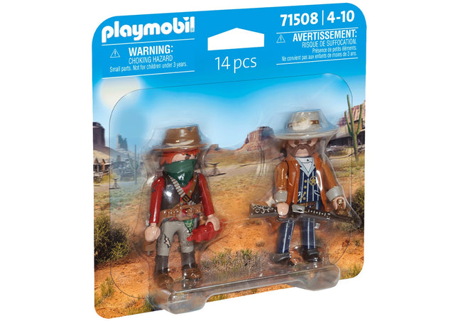 Playmobil Duopacks Bandit And Sheriff 71508