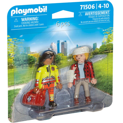 Playmobil Duopacks Paramedic With Patient 71506