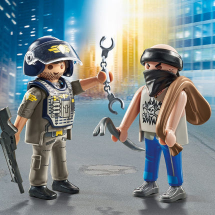 Playmobil Duopacks Tactical Police With Thief 71505