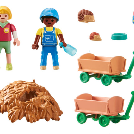 Playmobil My Life Care Of The Hedgehog Family 71512