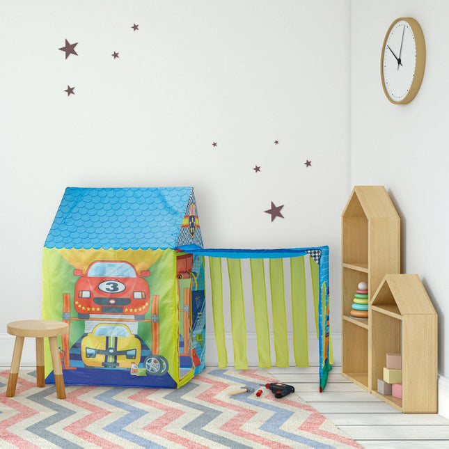 Play tent car workshop