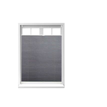 Pleated blind gray without drilling