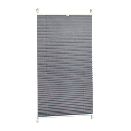 Pleated blind gray without drilling
