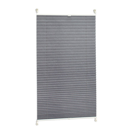 Pleated blind gray without drilling