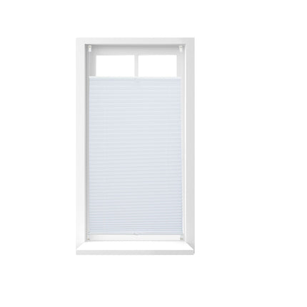 Pleated blind white without drilling