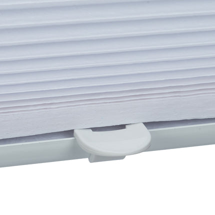 Pleated blind white without drilling